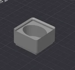 1x1 Gridfinity Bin for Butane Torch
