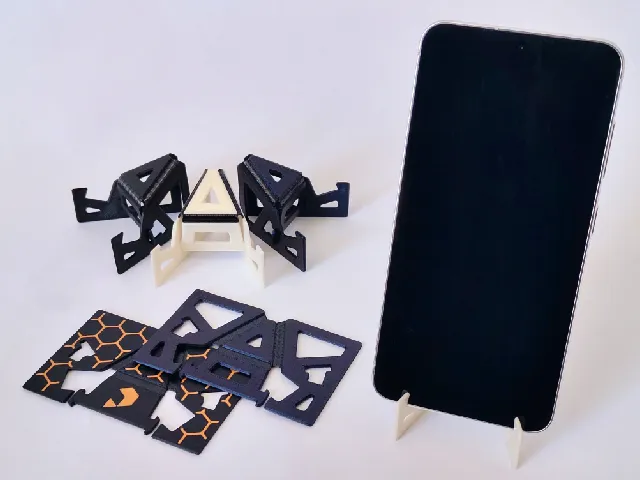 Foldable/Flexible Card-sized Smartphone Stand