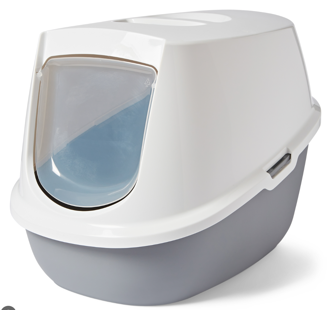Cat litter tray door for pets at home essentials enclosed litter tray — miniatura 2
