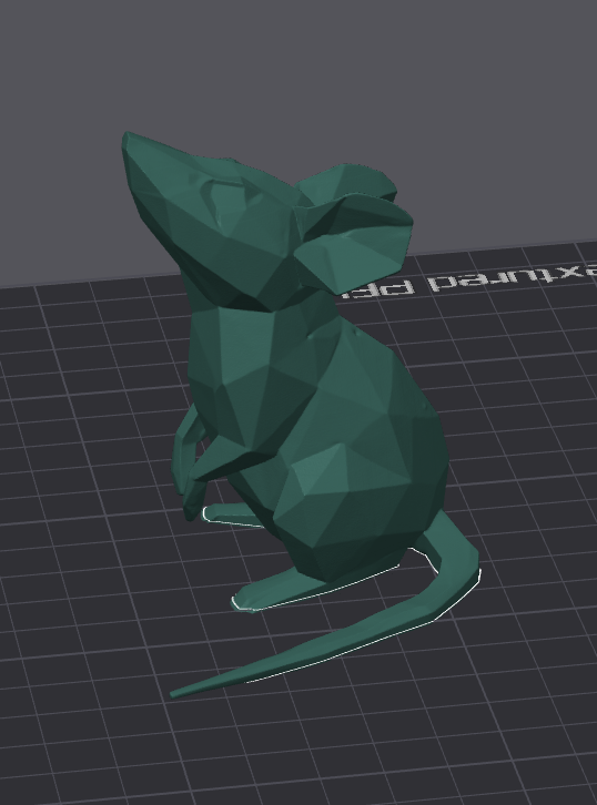 Miniatura 3 do modelo 3D Low Poly Mouse