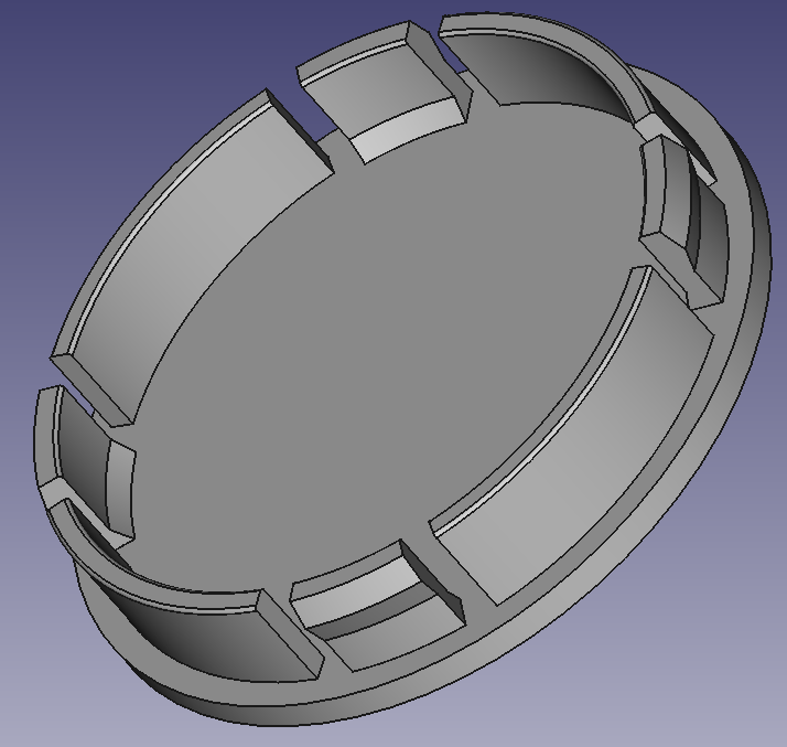 Cache moyeu pour jantes aluminium