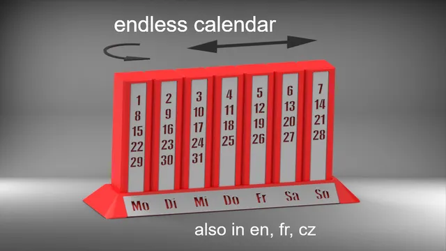 endless calendar