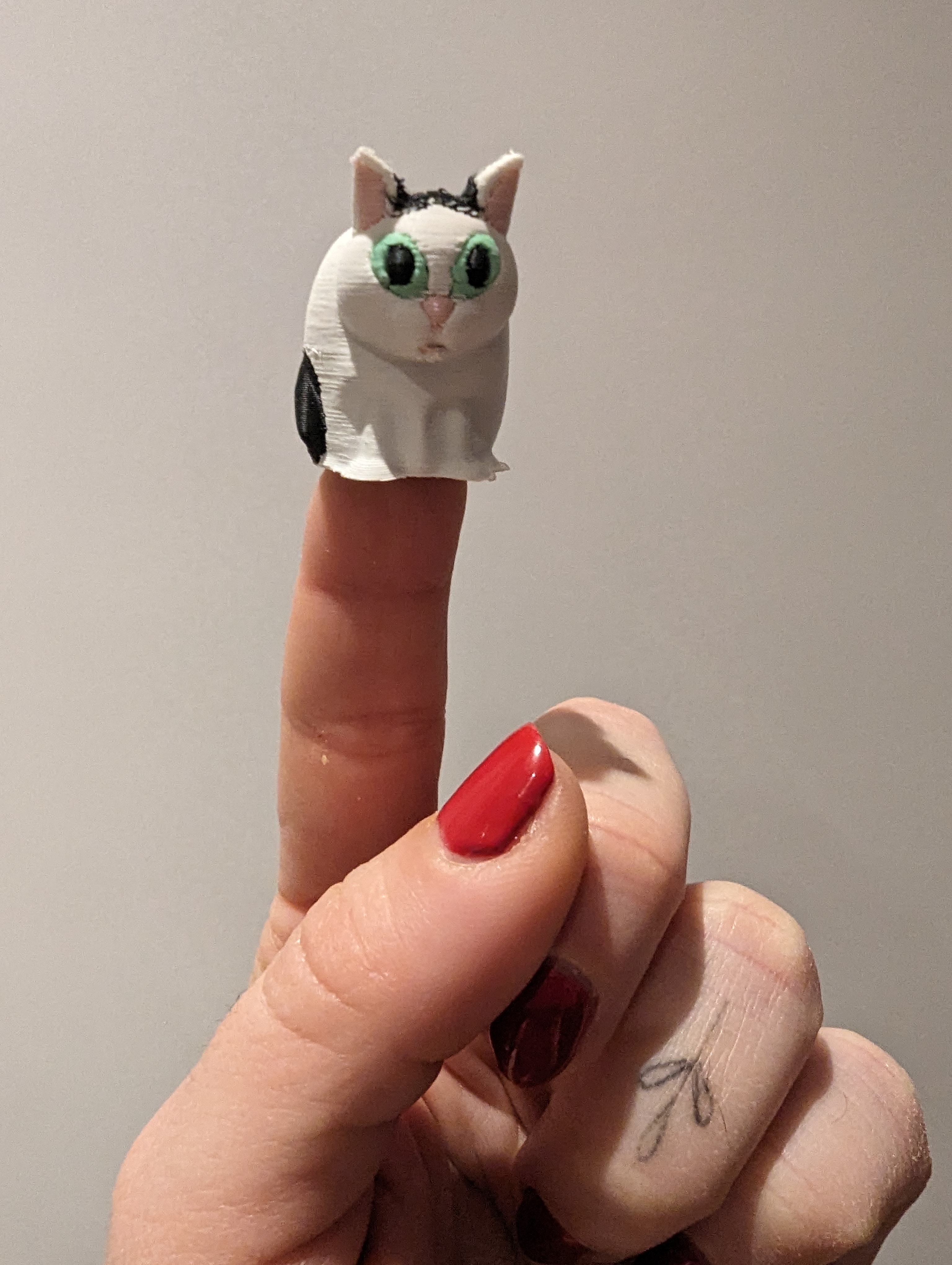 Huh Cat Finger Toy