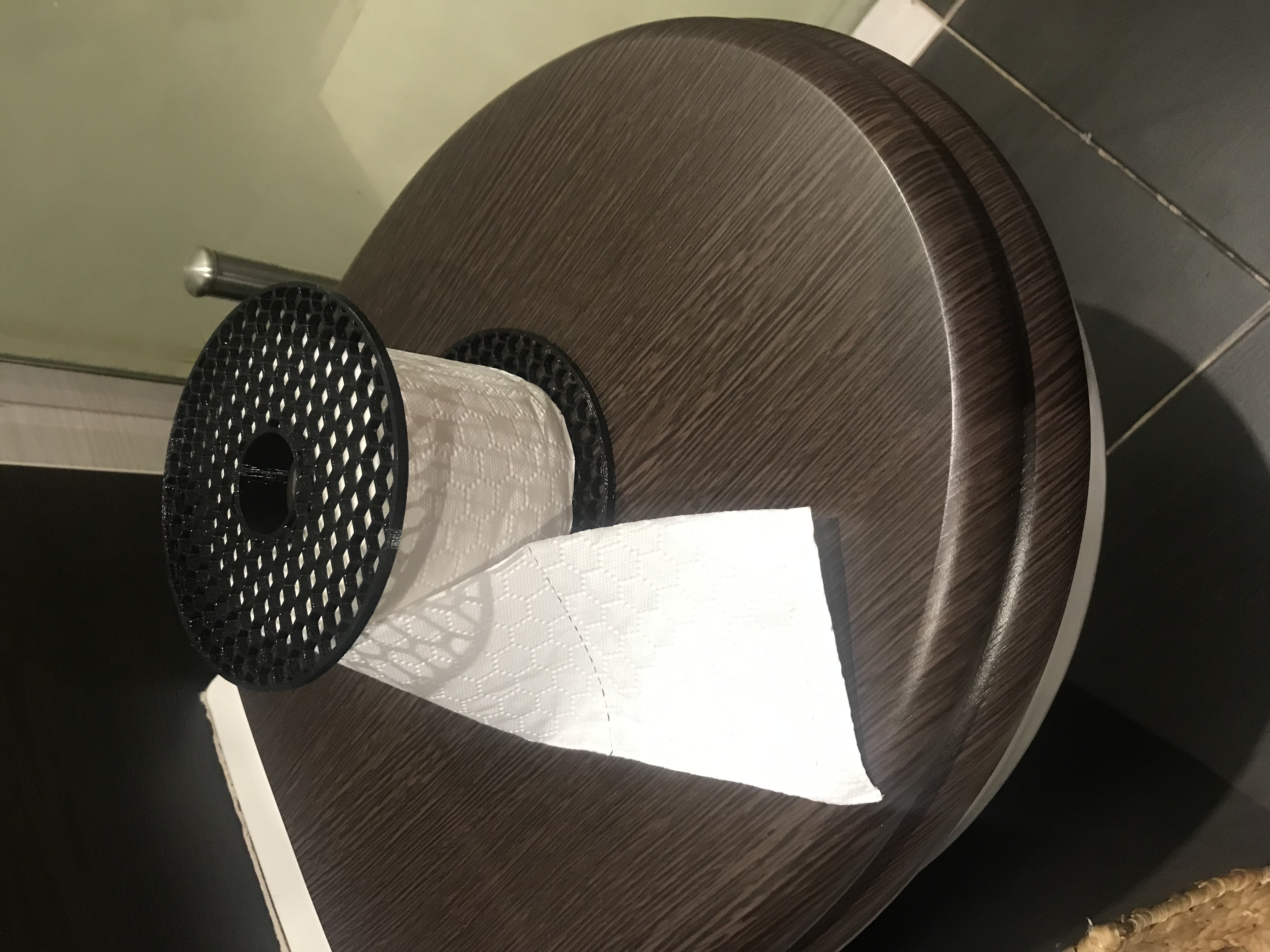 Toilet spool