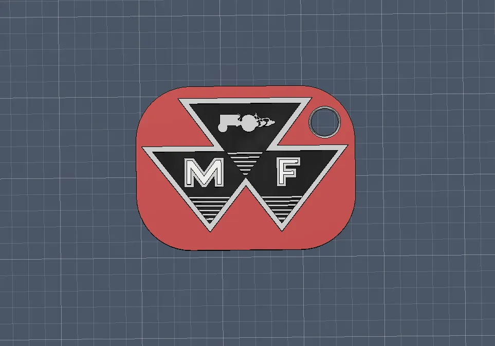 Massey Ferguson logo by DISCO ZOHAN | Download free STL model