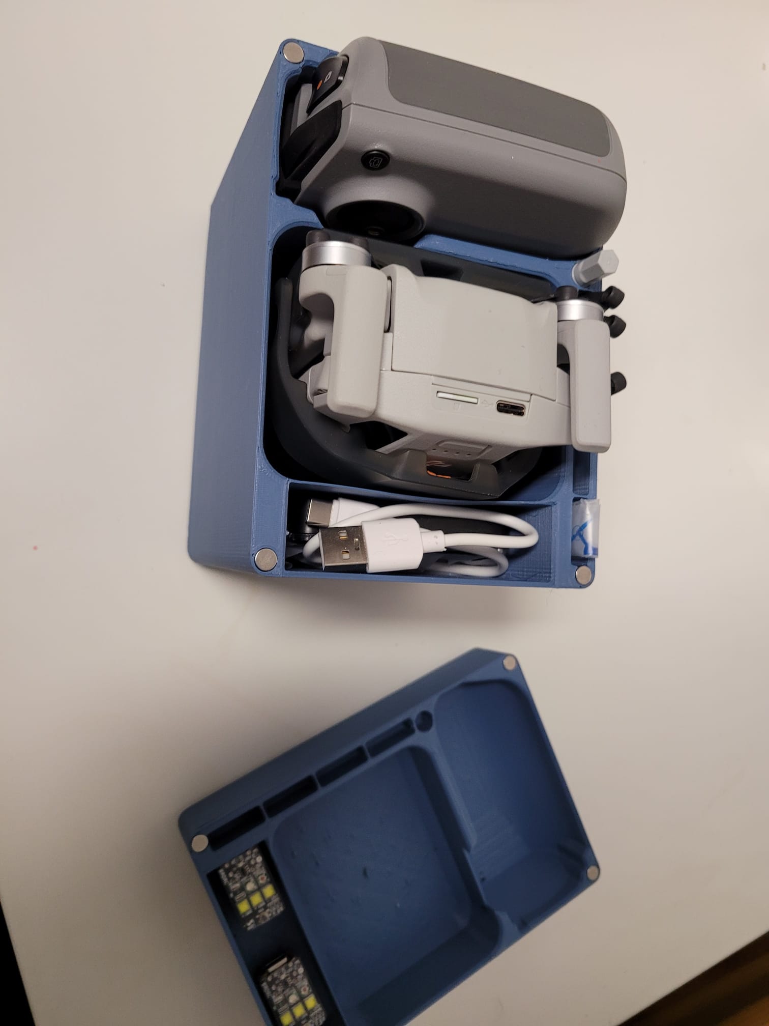 Organizer for DJI Mini 4 Pro: Controller, Drone, and Accessories Storage