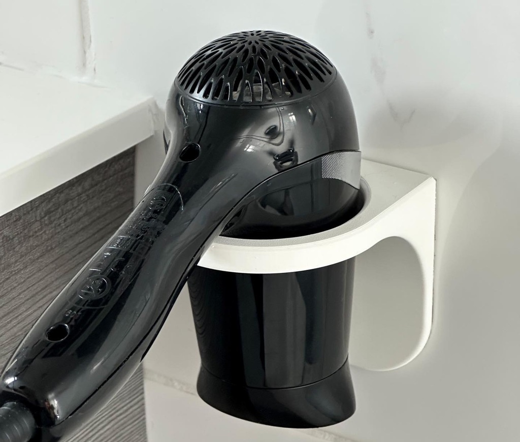 Föhn Wandhalterung / Hairdryer Wallmount