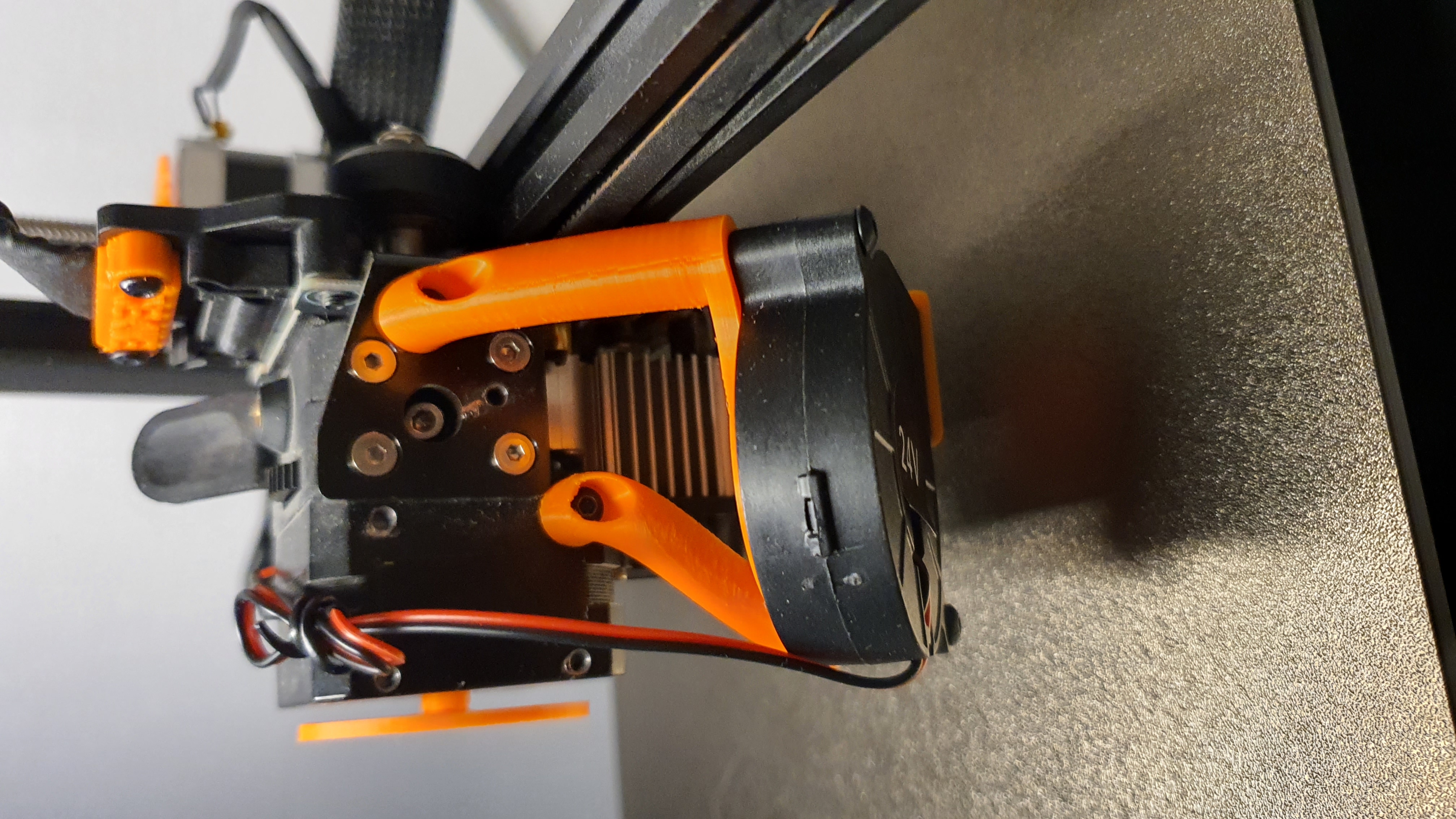 Creality Ender 3 V3 SE single 5015 fan mod by KimKim