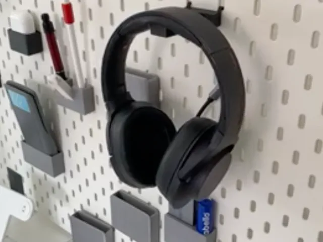Headphone/Cable Holder for IKEA Skadis