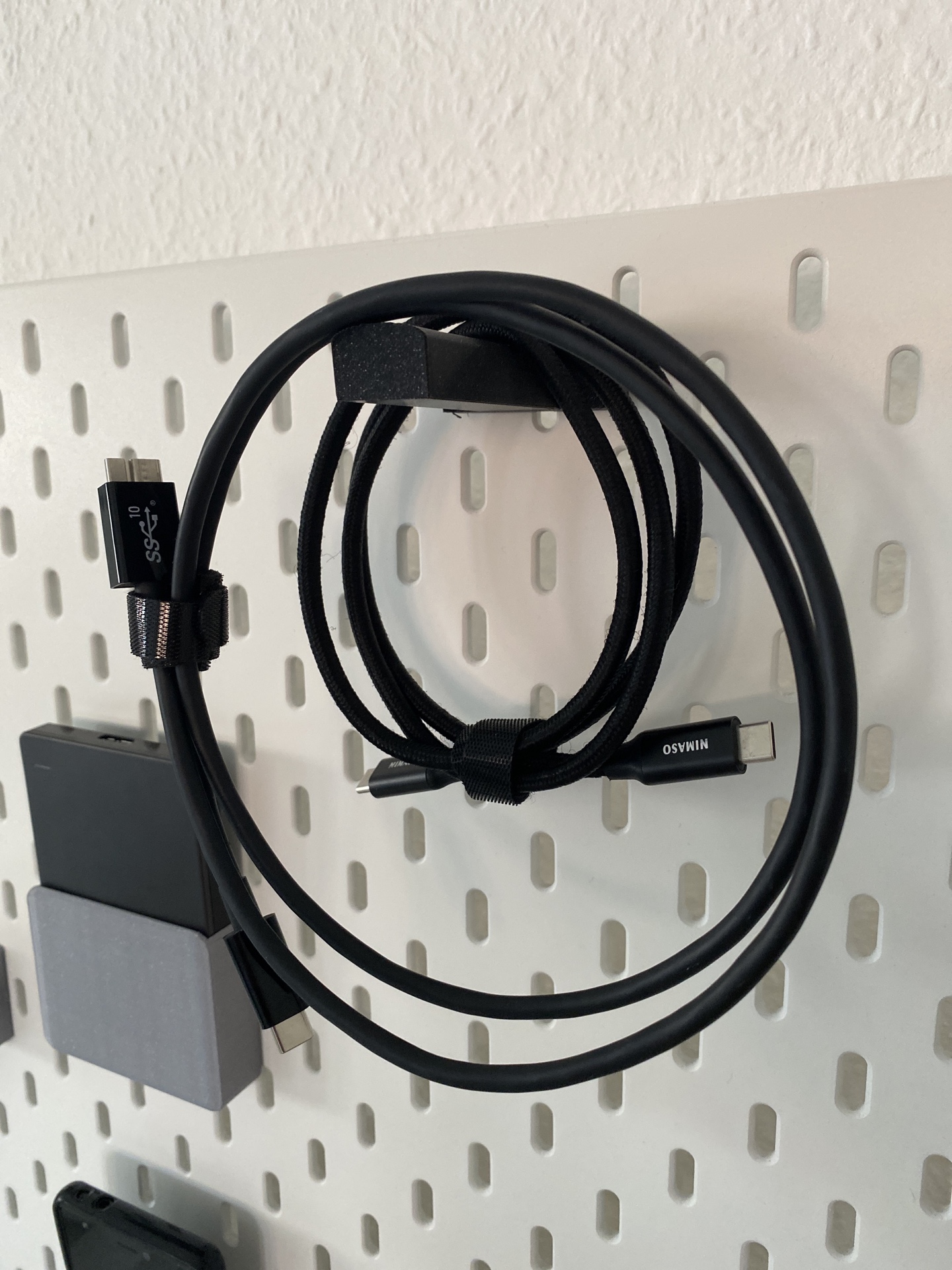 Headphone/Cable Holder for IKEA Skadis by milleniumfrog Download free