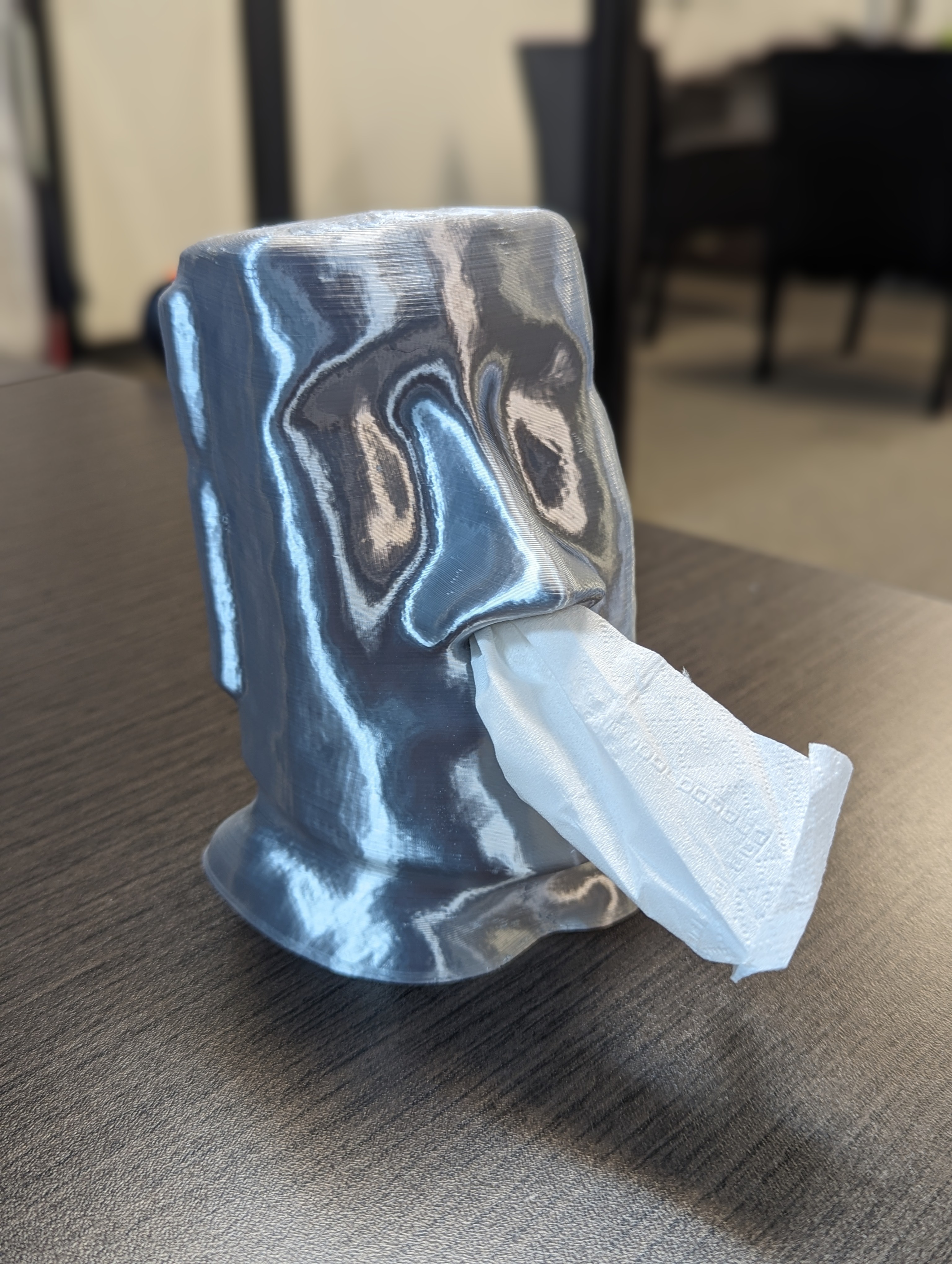 Moai Travel Tissue Box 3D model thumbnail