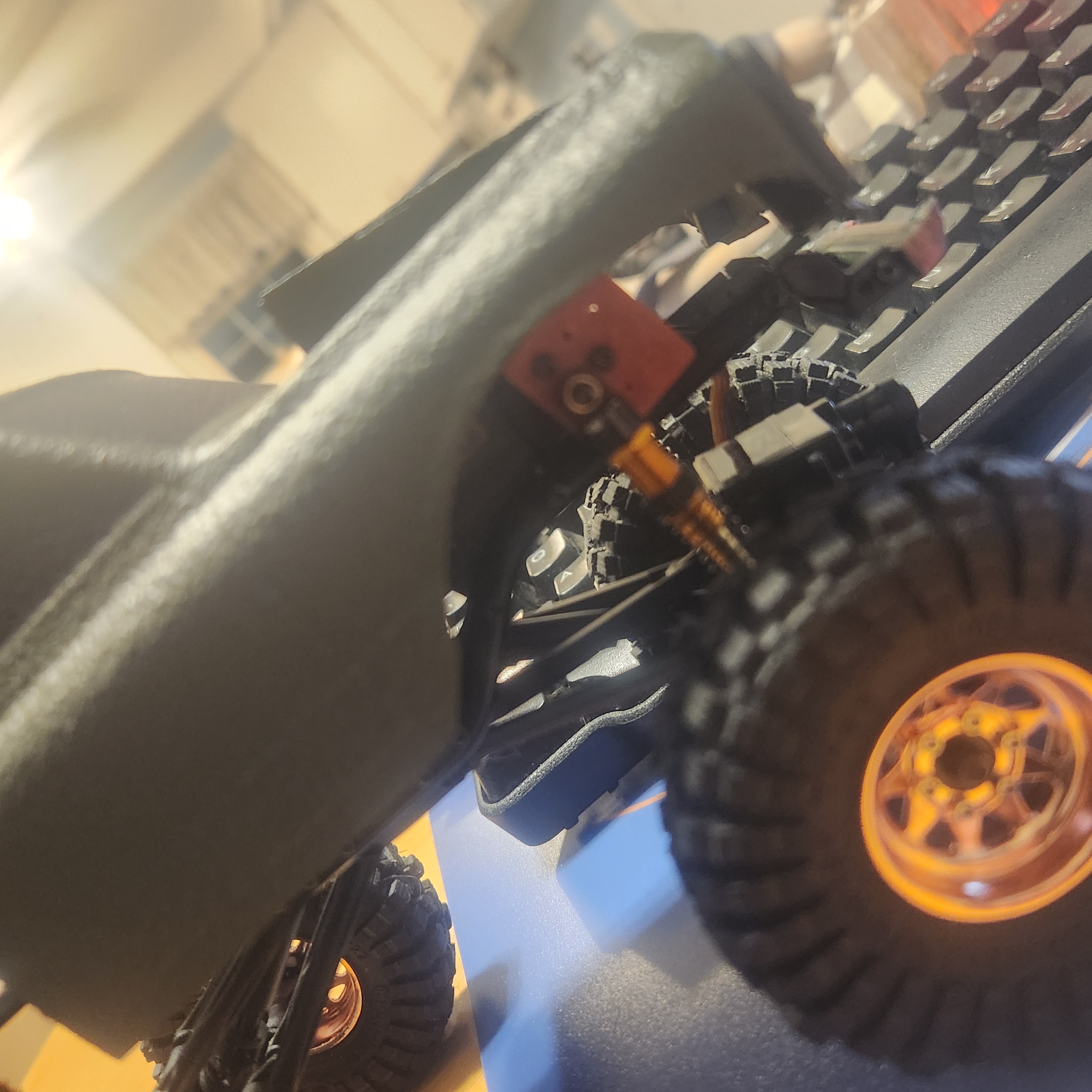 SCX24 Shock Relocation mount + lift kit by Ozzy Download free STL