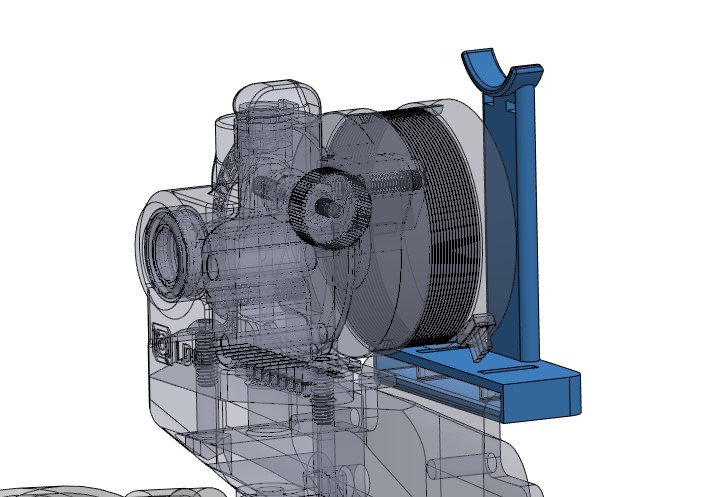 Biqu Hurakan Extruder Wireholder By Zemlos | Download Free STL Model ...