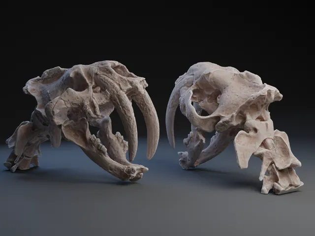 Sabretooth Tiger Skull