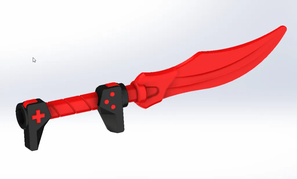 LEGO Ninjago Game Controller Sword by torantos design Download free STL model Printables
