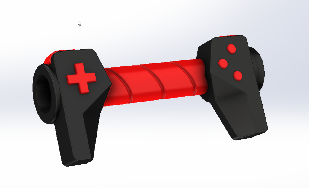 Miniatura 3 do modelo 3D LEGO Ninjago inspired Game Controller Sword