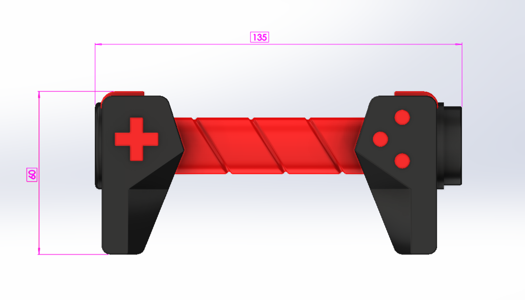Miniatura 4 do modelo 3D LEGO Ninjago inspired Game Controller Sword