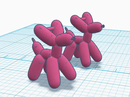 Balloon Dog Earrings