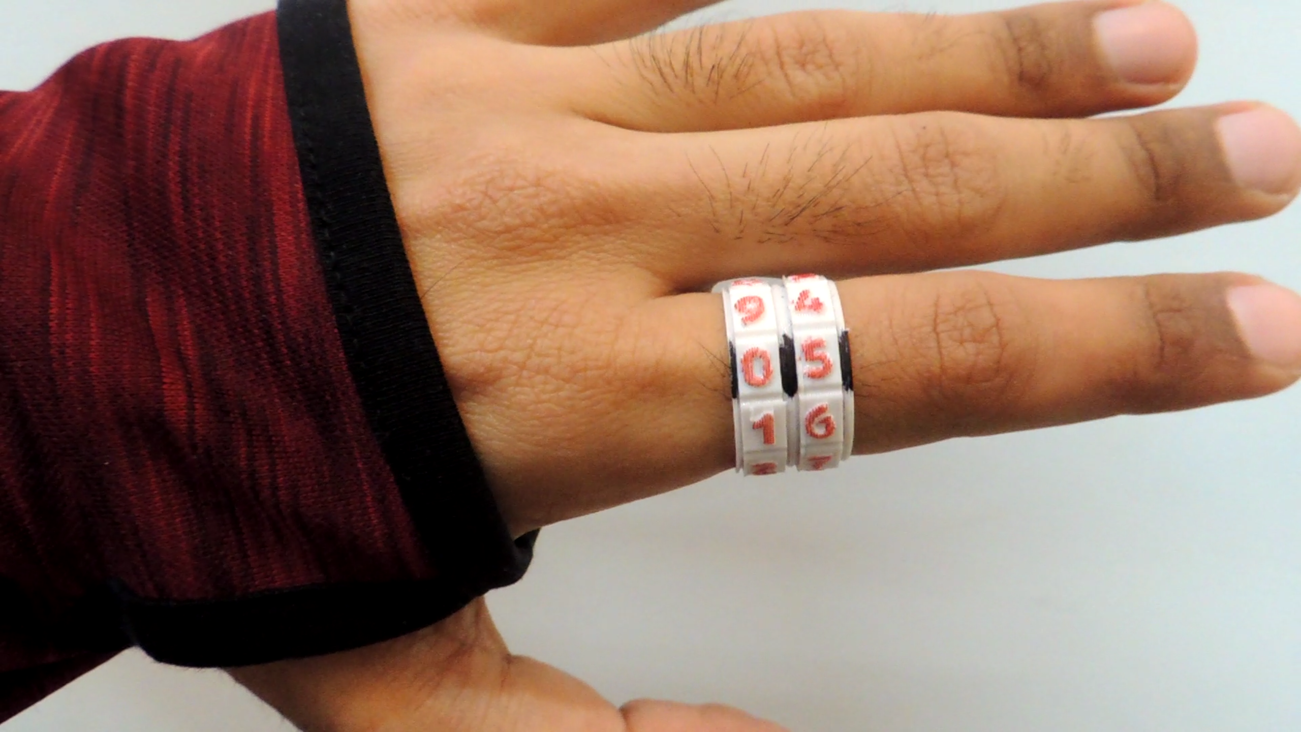 Worlds Lightest 1gm Functional Ring Counter. (Vase Mode/Spiral print) , A Must have! knitting counter