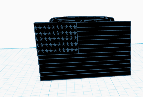 american flag woggle