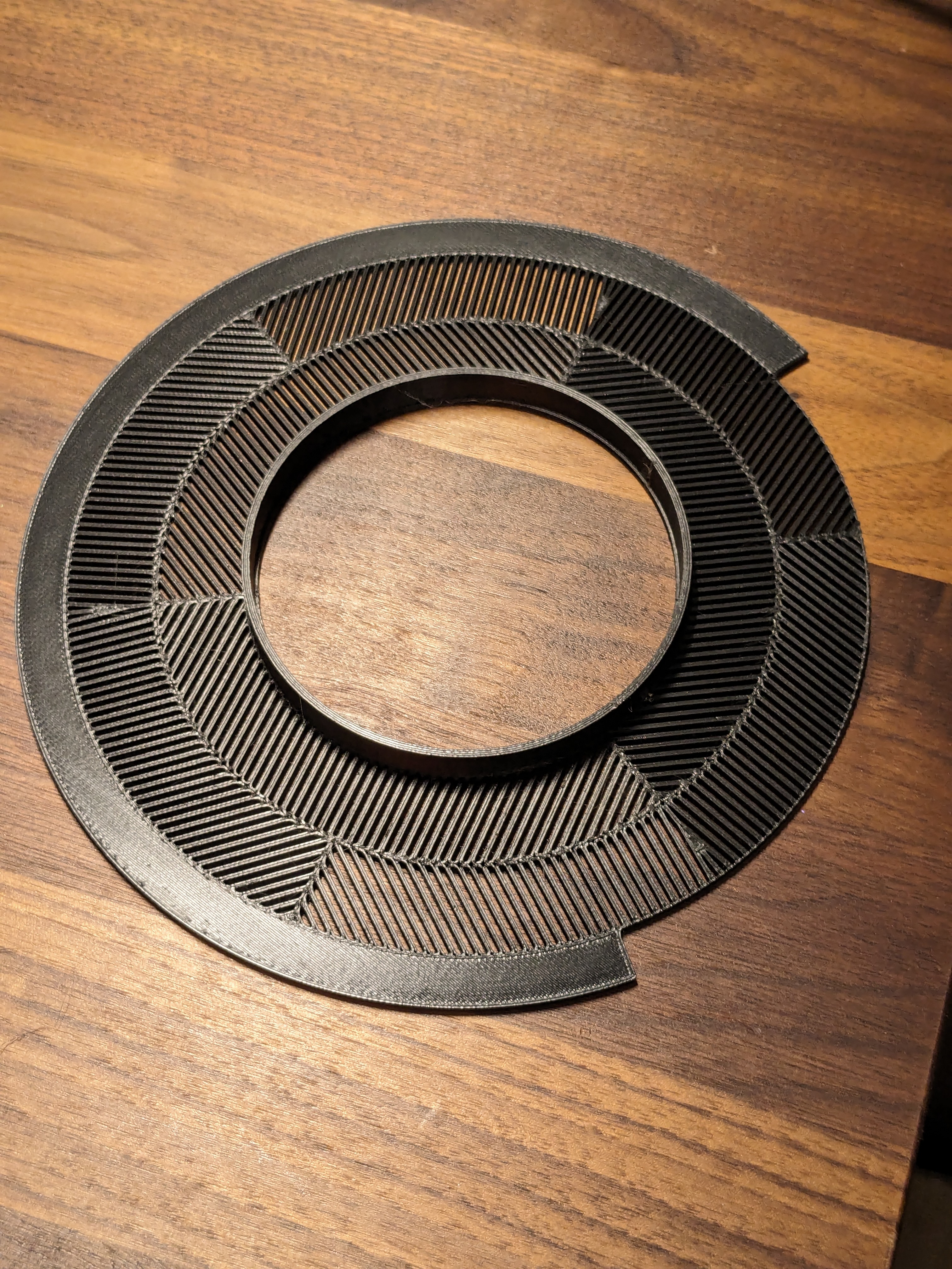 Tri-Bahtinov Mask for C6+Hyperstar with Celestron Dew Heater Cutouts