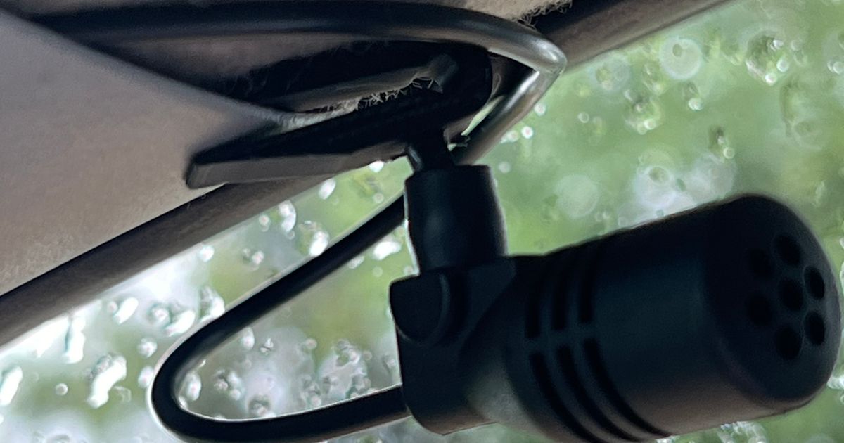 car radio microphone clip