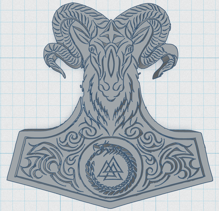 Miniatura 3 do modelo 3D Thor's Hammer Coaster 2