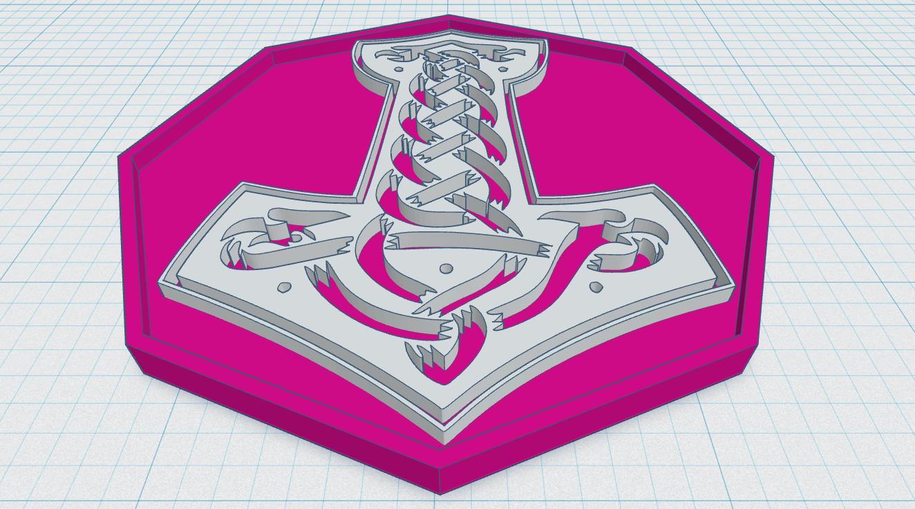 Thor's Hammer Coaster 21 by Peter Ennist Download free STL model