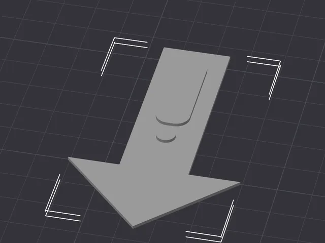 Arrow with an exclamation point
