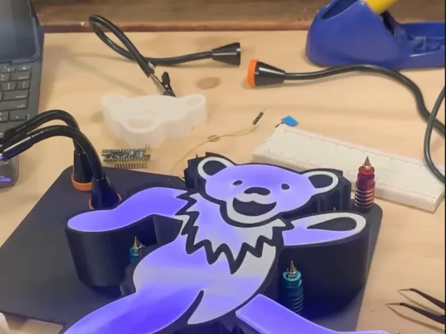 Grateful Dead Dancing Bear Light Marquee