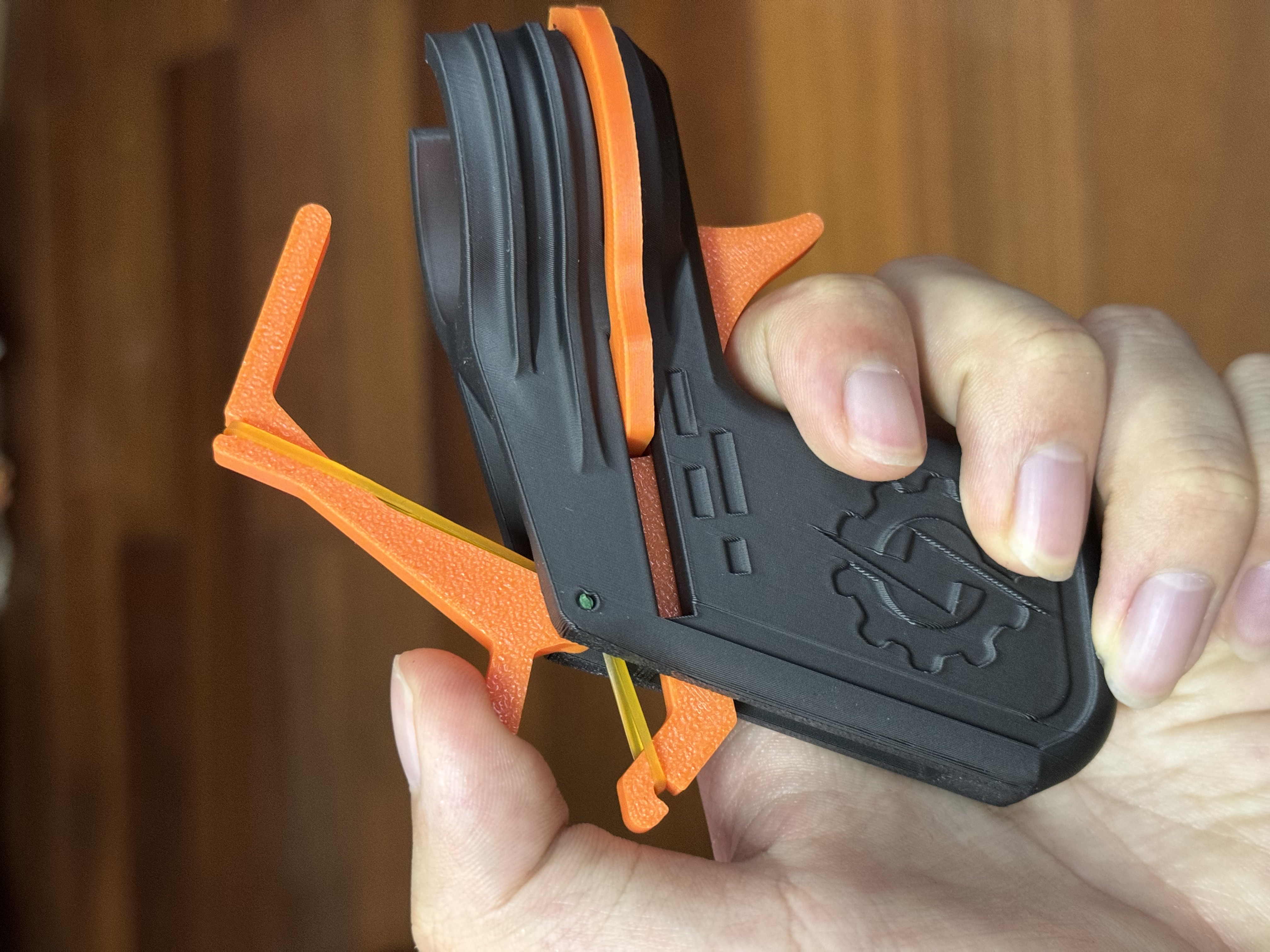 Improved holder for easier loading