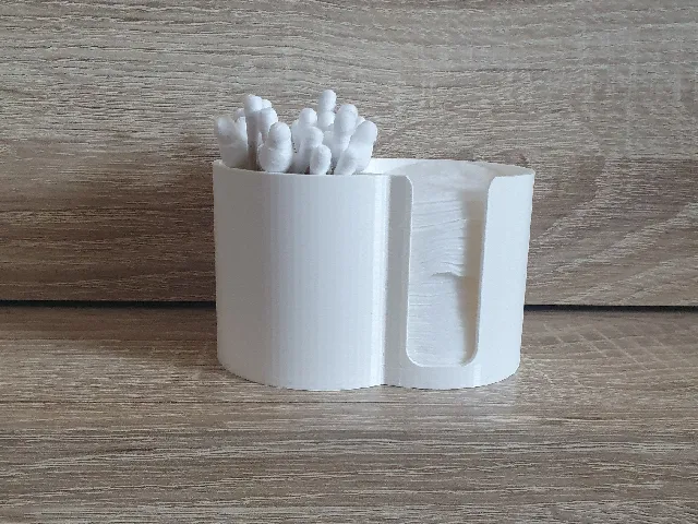 Stand for ear buds and cosmetic pads