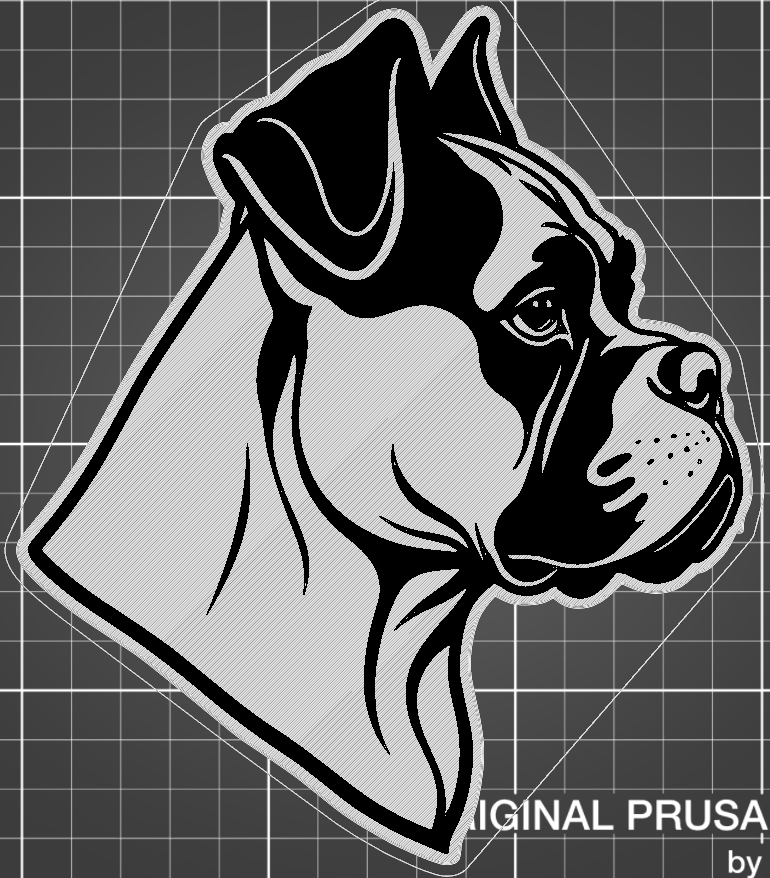 Boxer Wall Decor by Petrik Tamás Download free STL model