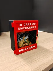 In Case Of Emergency Lockable Storage Box by DesignFlaw06, Download free  STL model