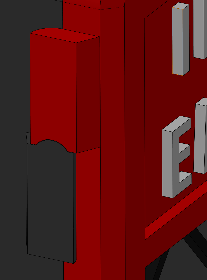 Miniatura 2 do modelo 3D Lockable Hinged Emergency Box