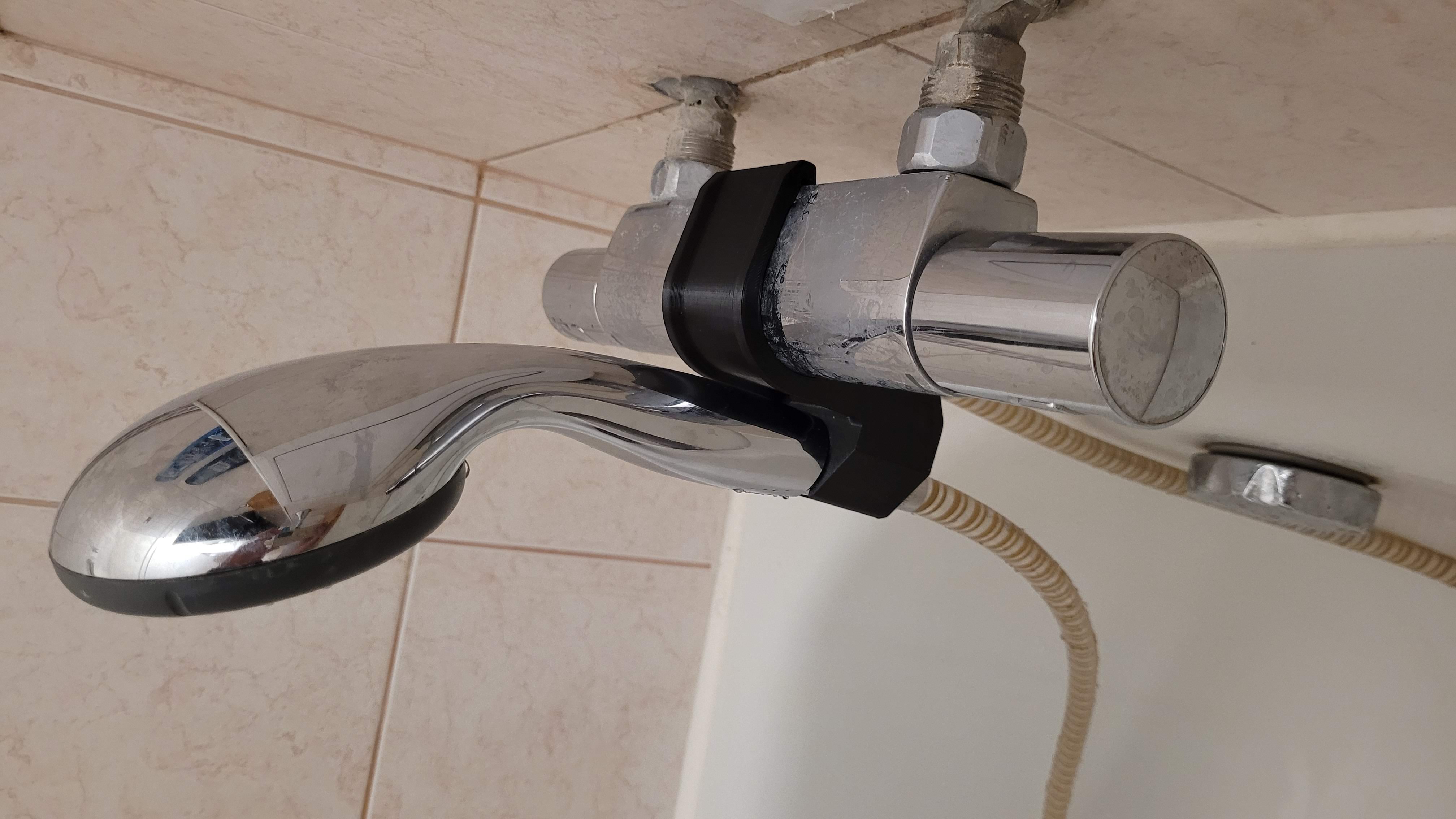 Shower head bracket on thermostatic shower faucet by bartosslajos ...