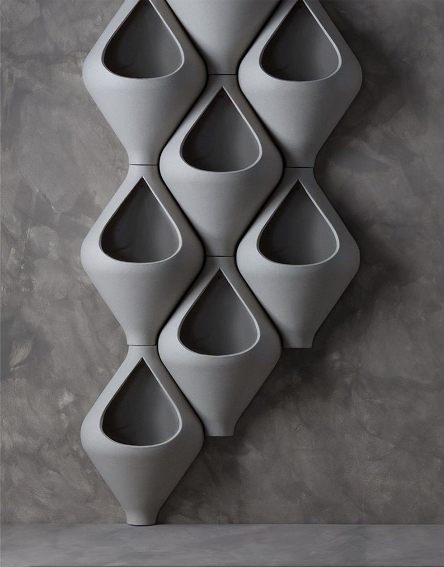 Vaso de planta - Gota de água