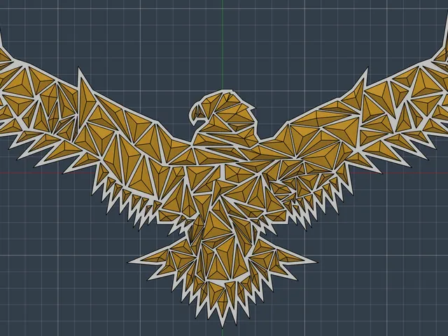 Eagle 3D Wall Art - One Piece