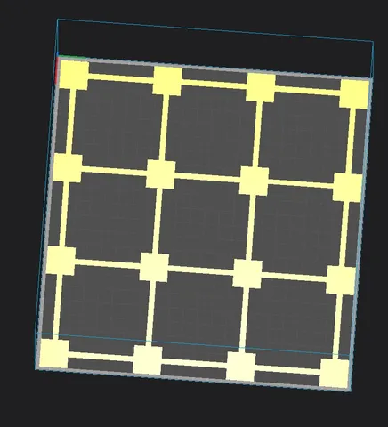 4 x 4 bed level test