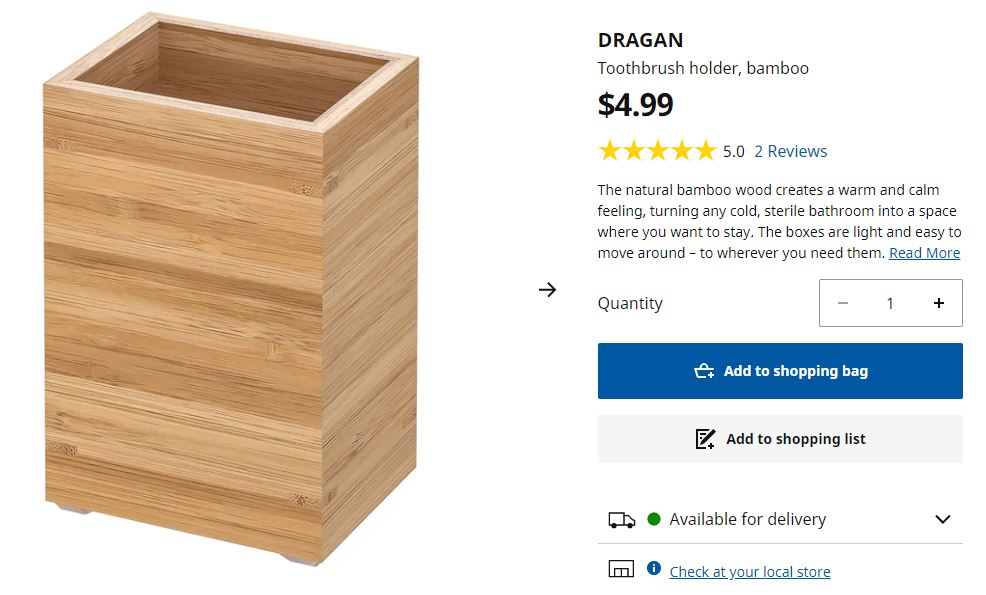 IKEA Dragan Toothbrush Holder Insert by Mattias Jönsson Download free