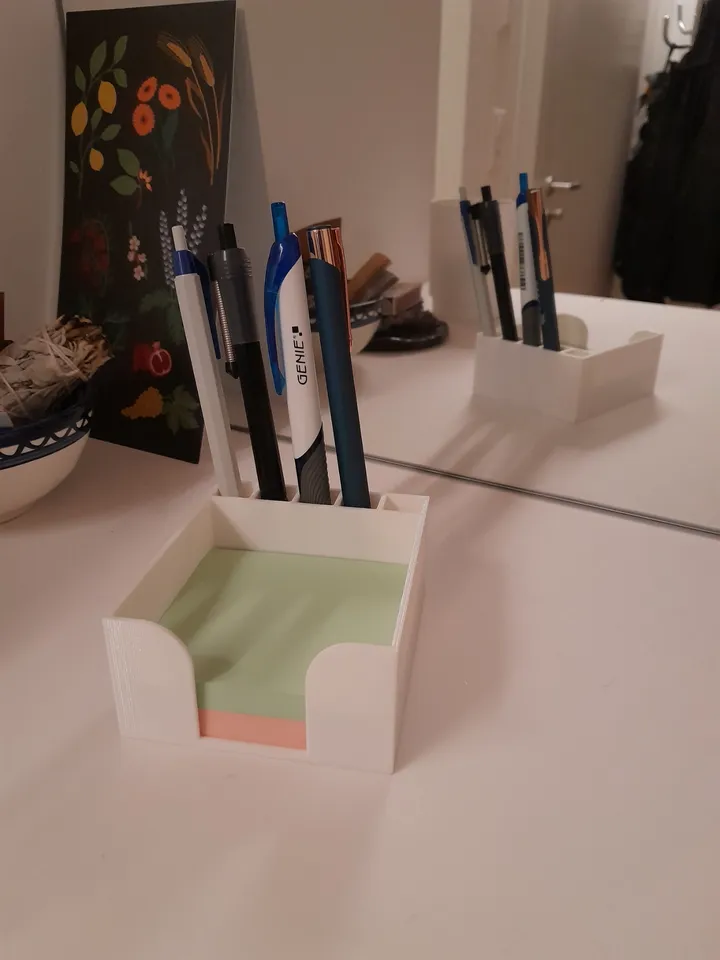 Post-it (Sticky) Note Holder - Simple (Remix) by Katawan, Download free  STL model