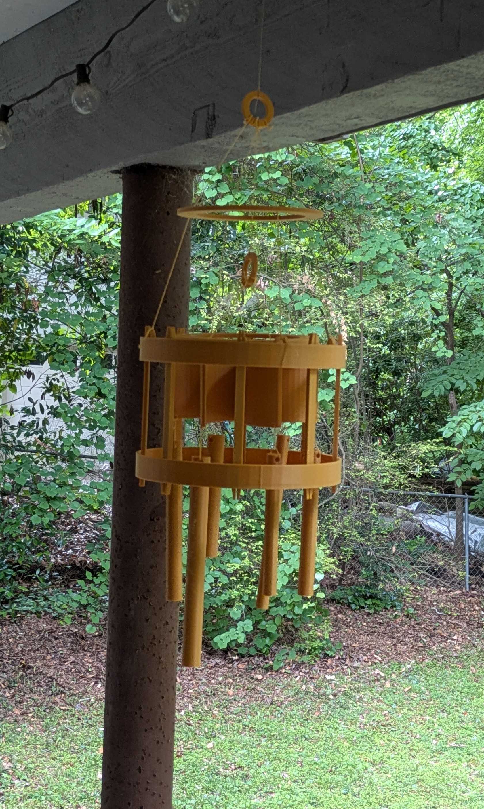 inverted wind chime