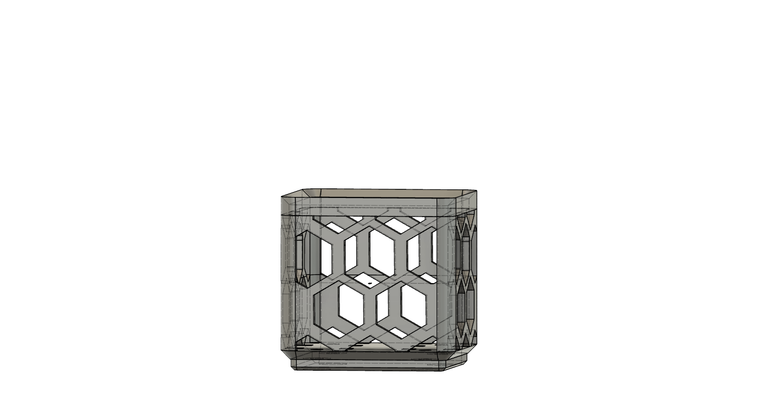 1 x 1 box with 6mm hexagon pattern by Dan Righter | Download free STL ...