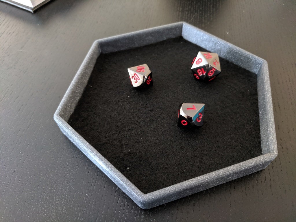 Yet another hexagonal dice tray