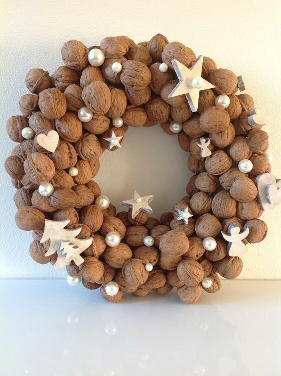 Walnut Wreath Printable Parts