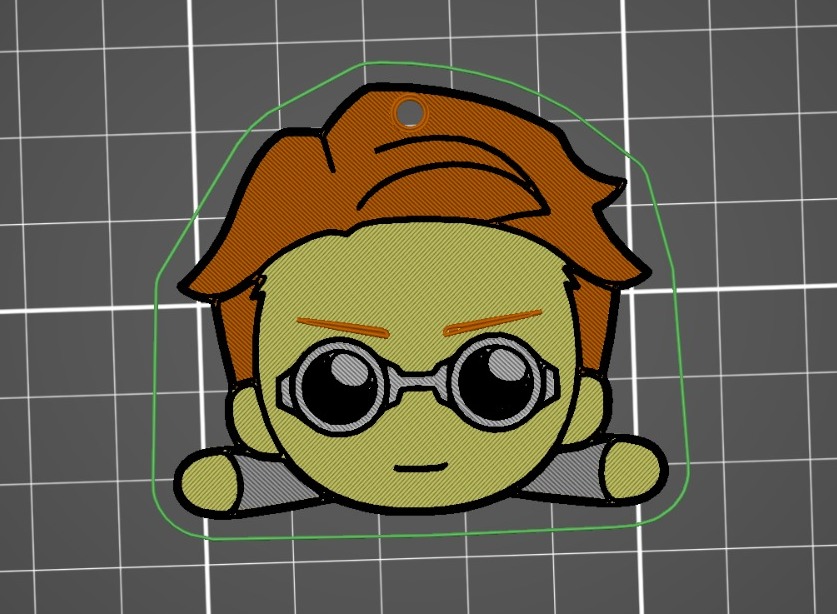jjk nanami keychain