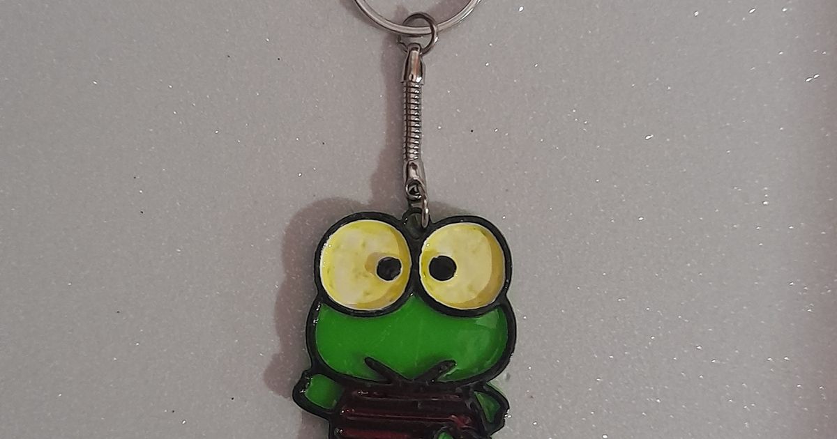 Keroppi Keychain by Pefy0812 | Download free STL model | Printables.com