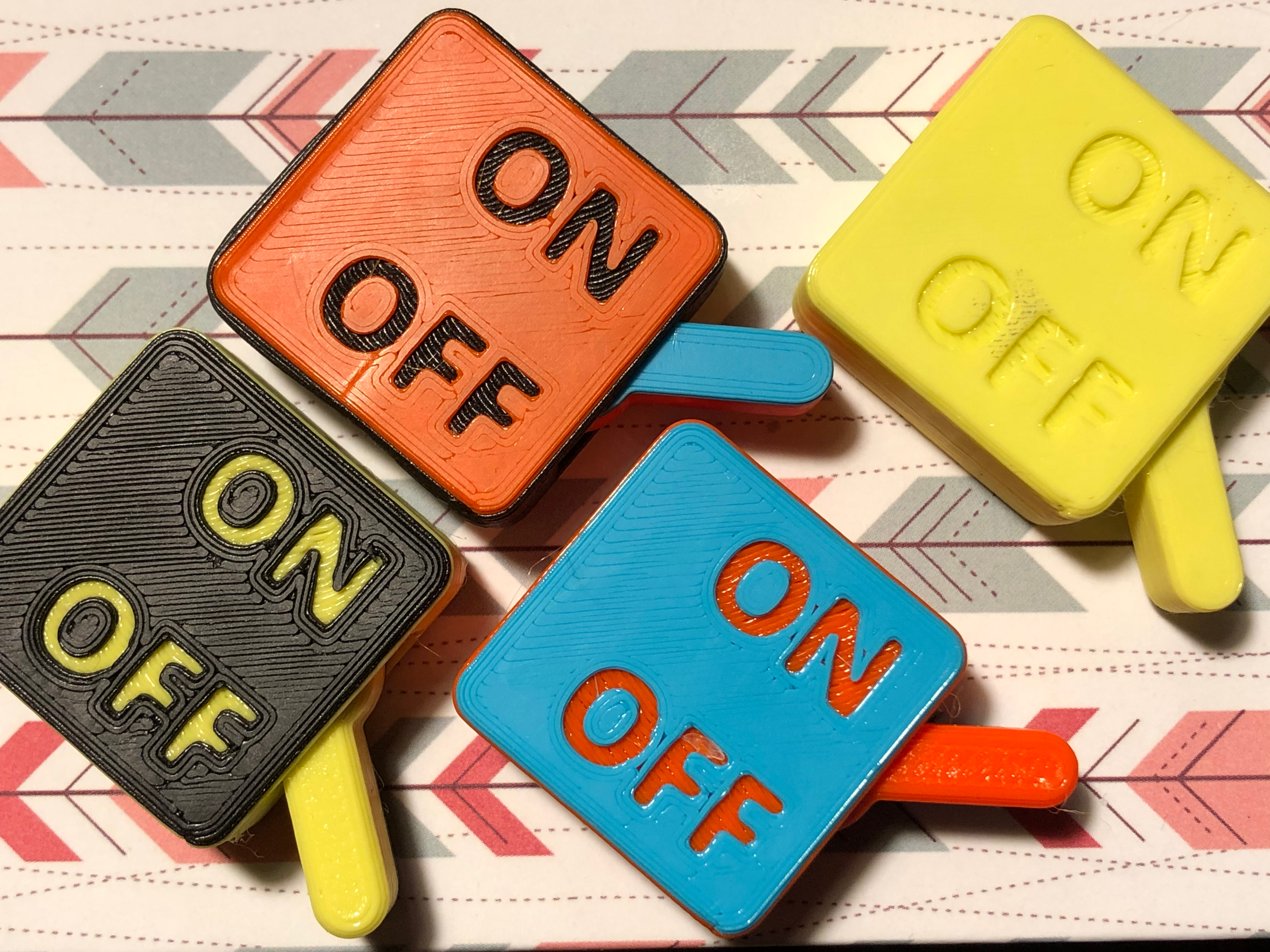 Legendary Fidget Switch with ON-OFF Marked