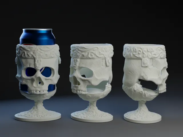 Skull Pop Can Chalice