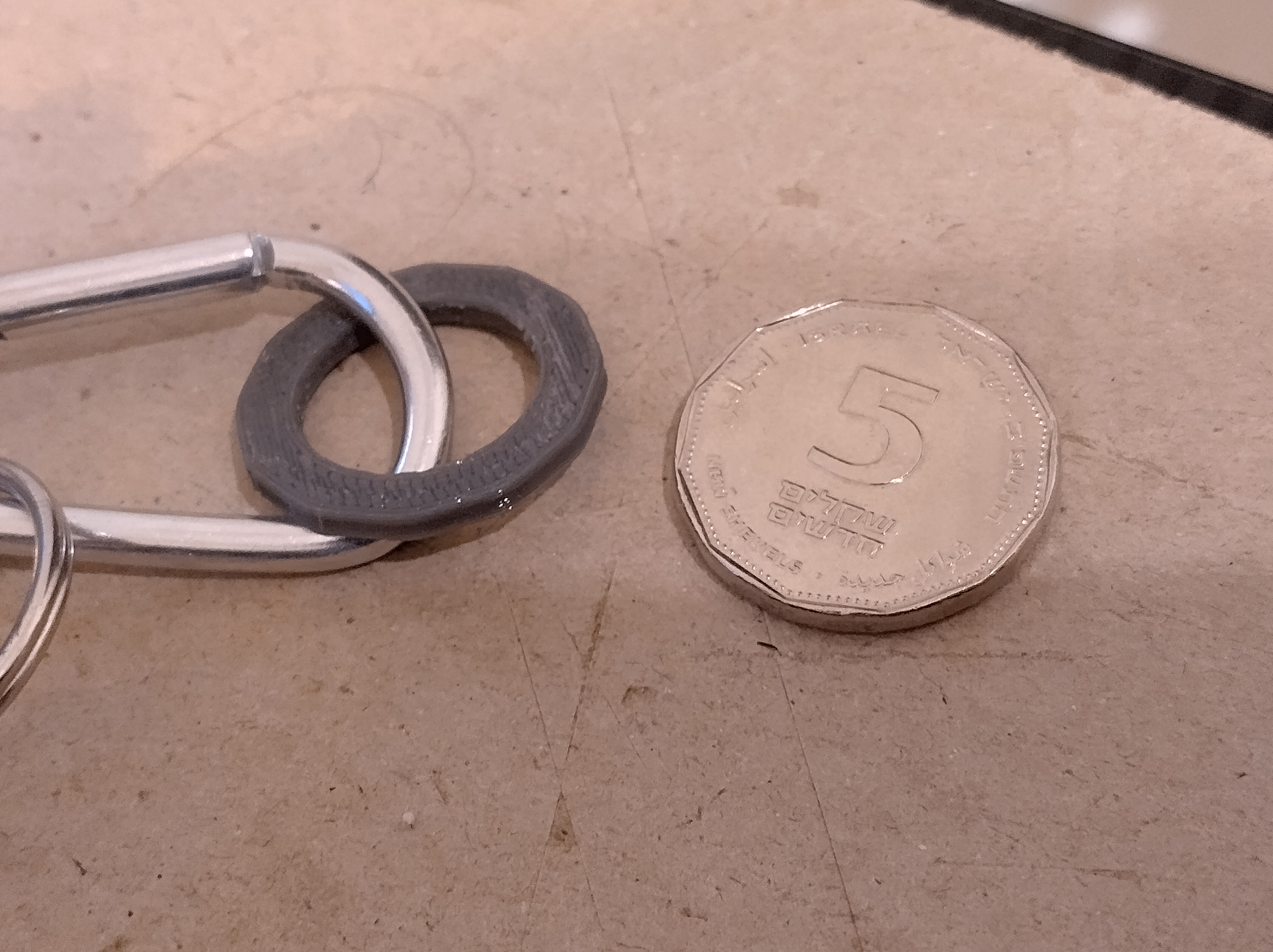 5 Sheckel (NIS) sized ring